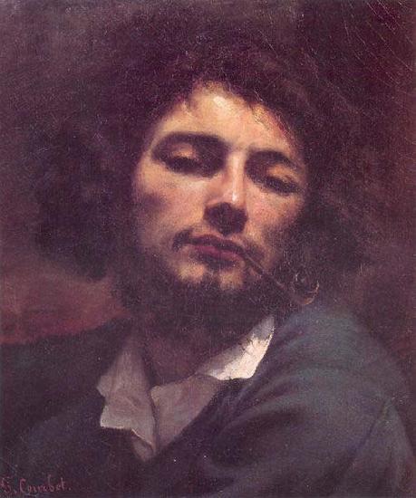 Gustave Courbet The man with a pipe oil painting image